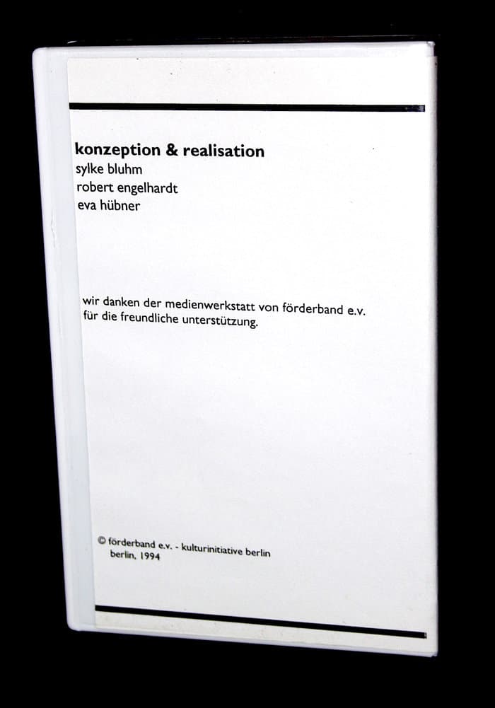 Bobeobi 1994 - Impressionen zum 1sten intern. Festival der Poesie Sonore Berlin