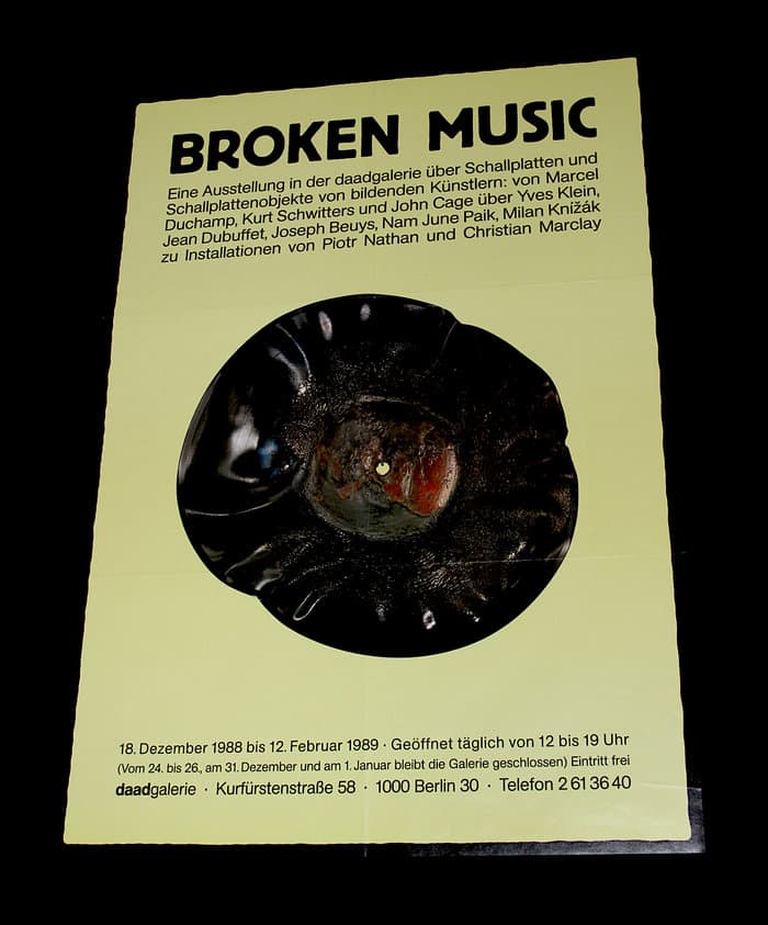 Broken Music Ausstellungsposter
