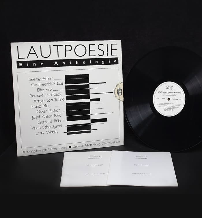 Lautpoesie: Eine Anthologie