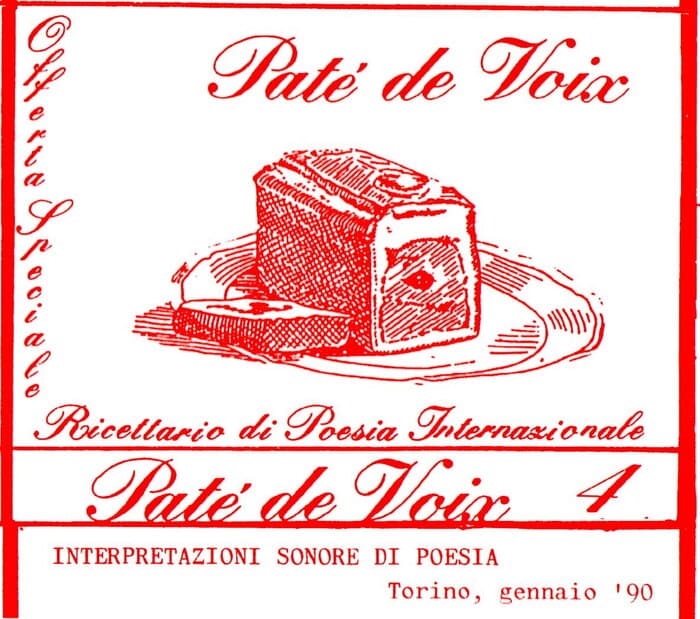 Pate de Voix Vol.4 Interpretazioni Sonore di Poesia