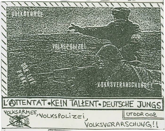 Volksarmee, Volkspolizei, Volksverarschung (Deutsche Kinder, Kein Talent und L'Attentat Live Leipzig 21.03.87)