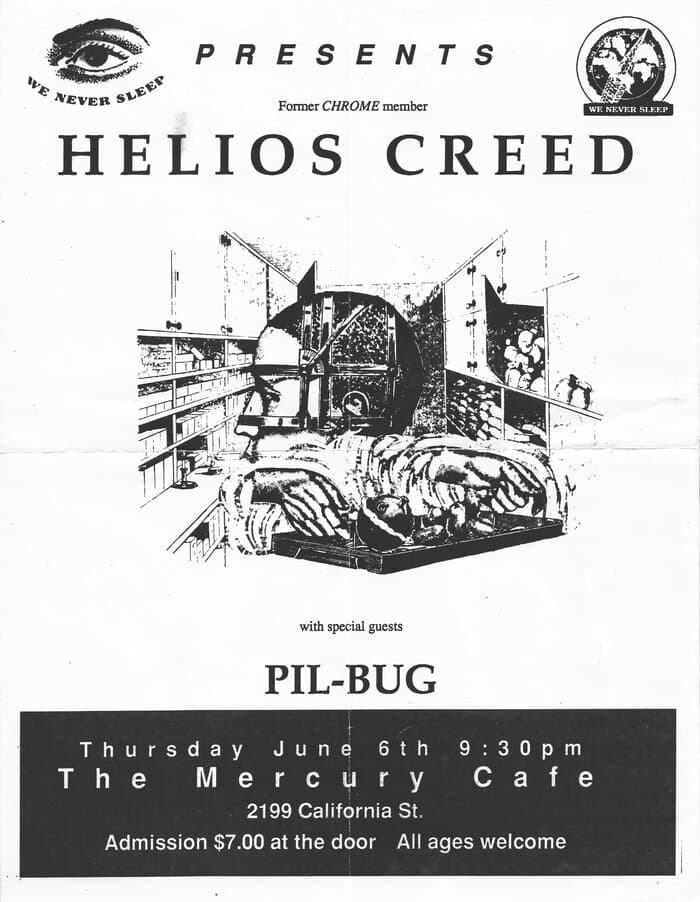 Helios Creed at The Mercury Cafe, Denver, Colorado