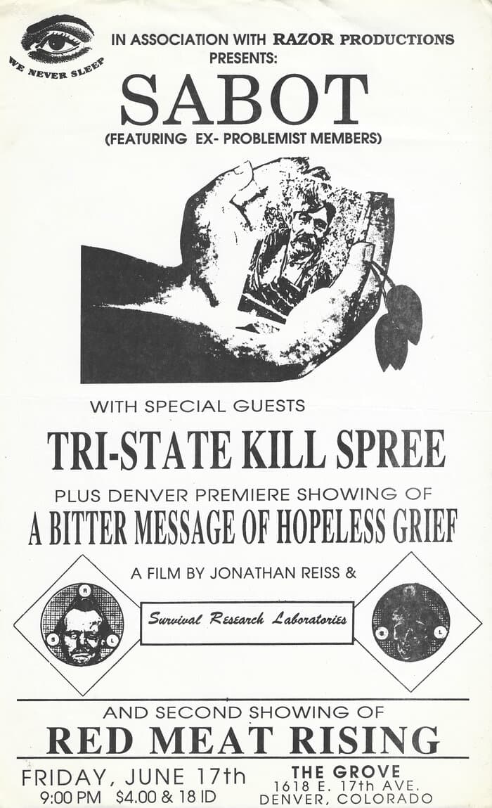 Razor Productions, Sabot with Tri-State Kill Spree at The Grove, Denver, Colorado