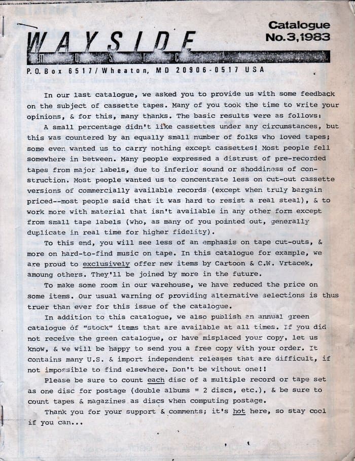 Catalogue 1983 (Catalogue 3)