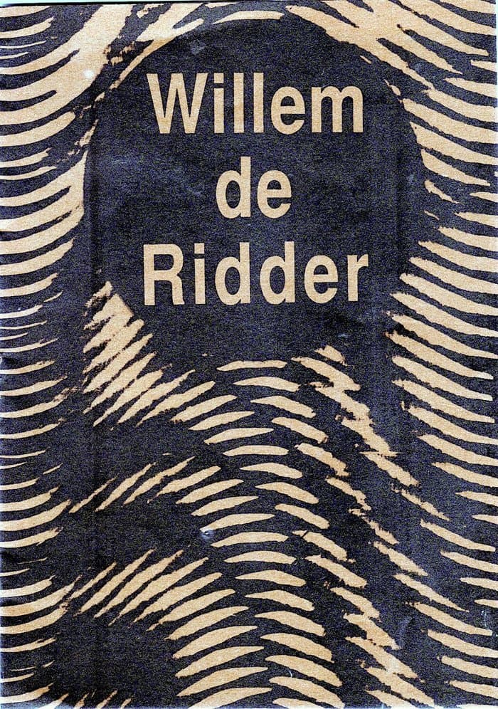 Willem De Ridder Booklet