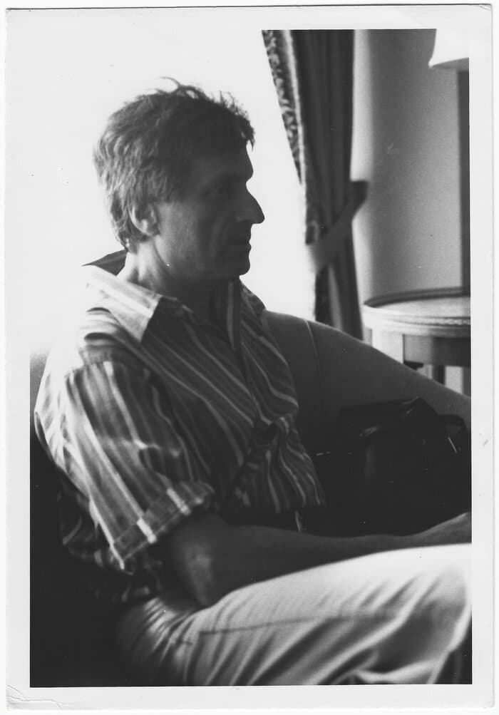 Iannis Xenakis At His Hotel in New York