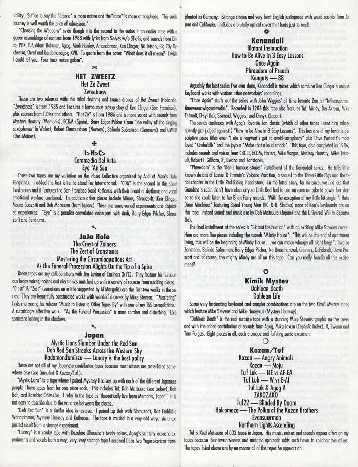 Explanation Catalog Summer 1990