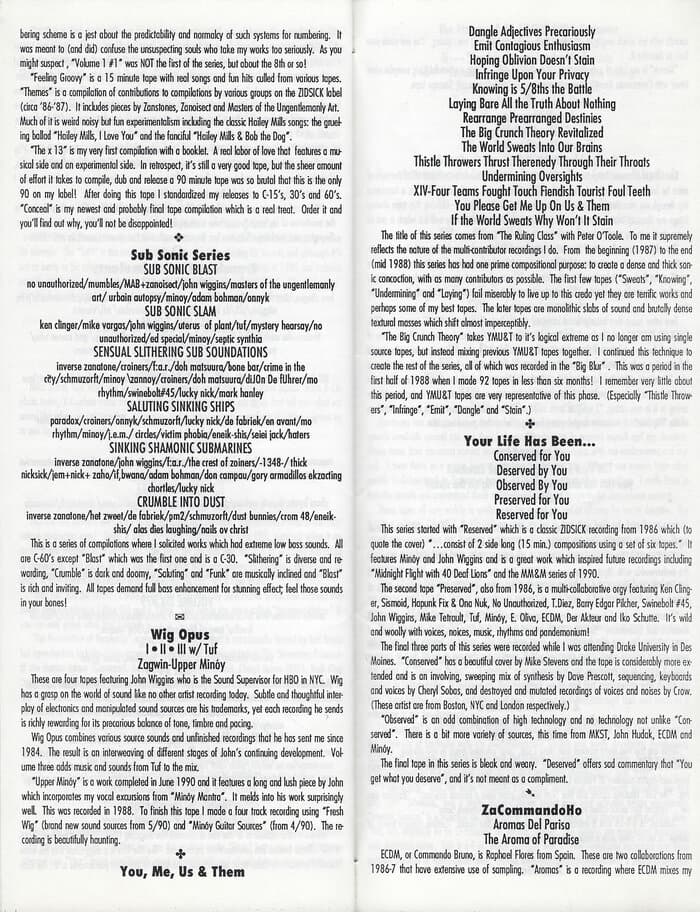 Explanation Catalog Summer 1990