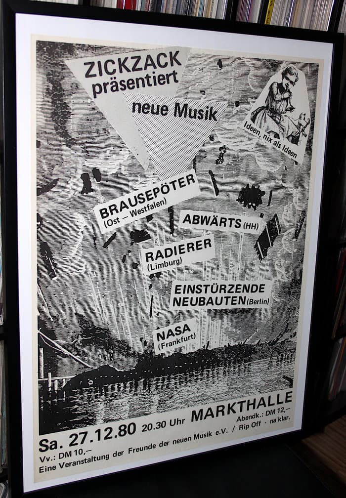 4 ZickZack Festival Posters 1980/1981