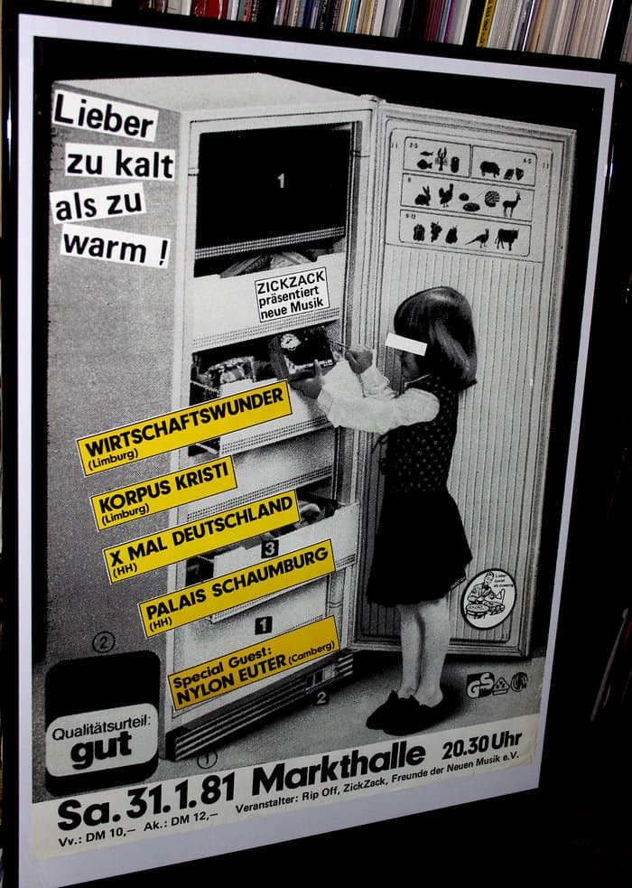 4 ZickZack Festival Posters 1980/1981