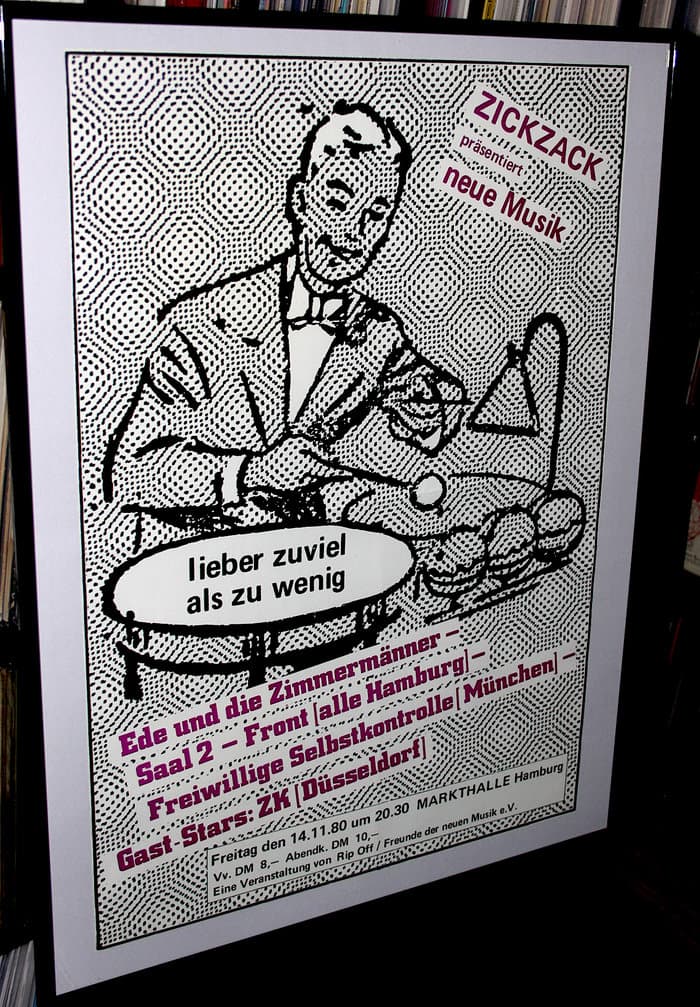 4 ZickZack Festival Posters 1980/1981
