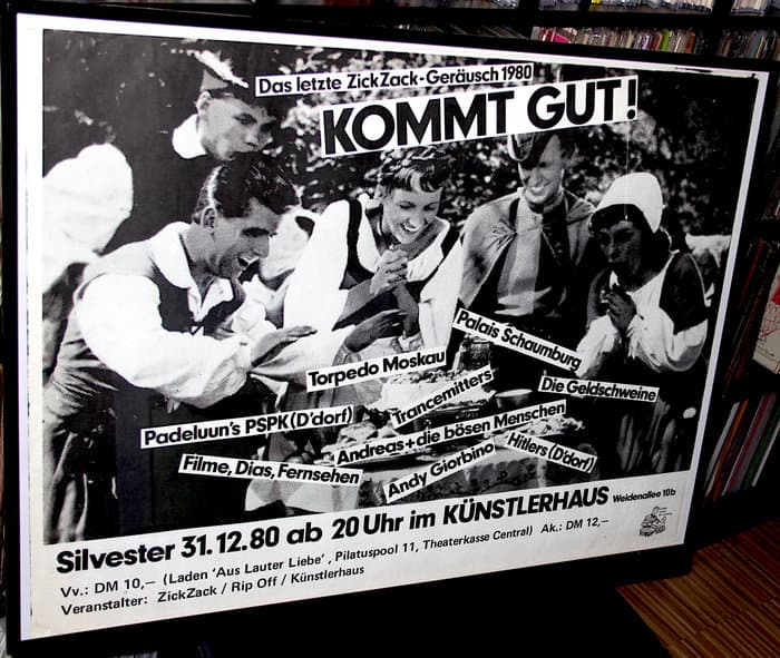 4 ZickZack Festival Posters 1980/1981