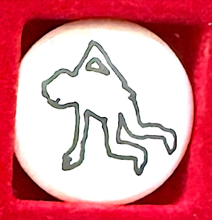 2 x Zick Zack Platten Buttons