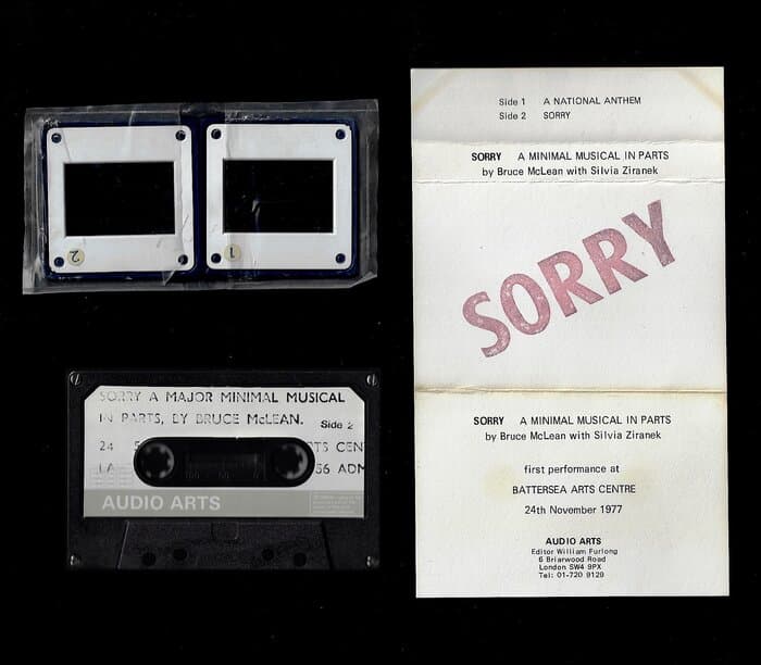Sorry  (A Minimal Musical In Parts)