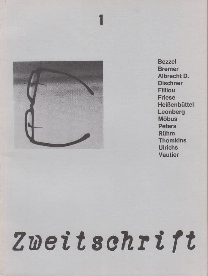 Zweitschrift 01 Texte & Bilder / Texts & Pictures