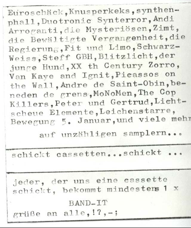 Band-It 05 & 06 Cassette Magazine