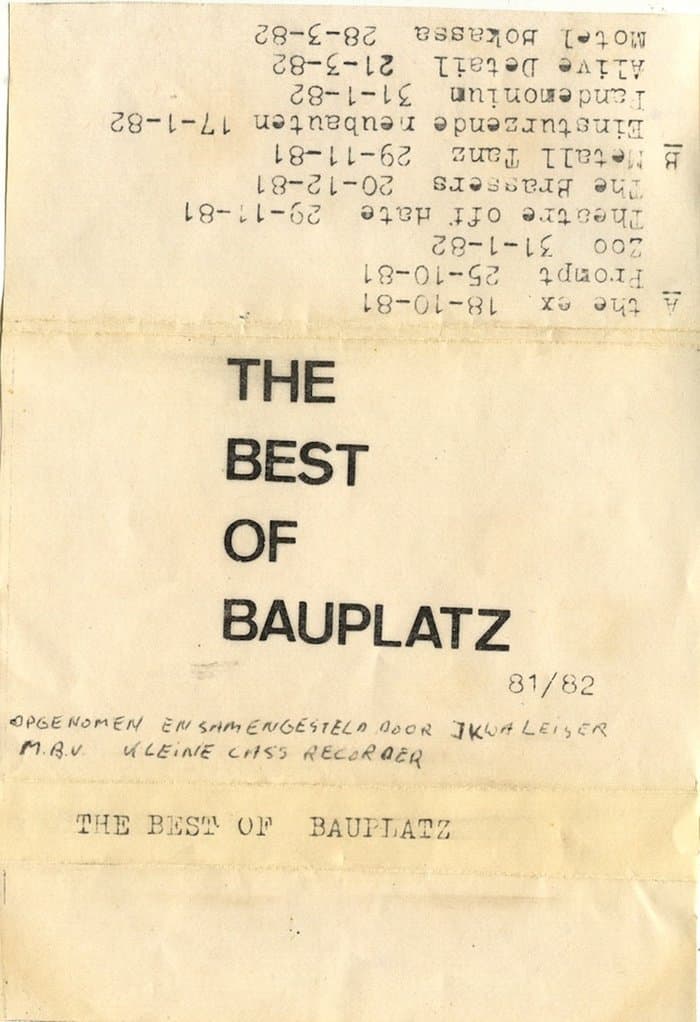 The Best Of Bauplatz 81/82 (Unofficial)