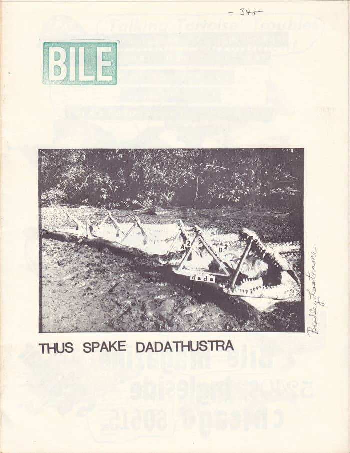 Bile No. Thus Spake Dadathrustra