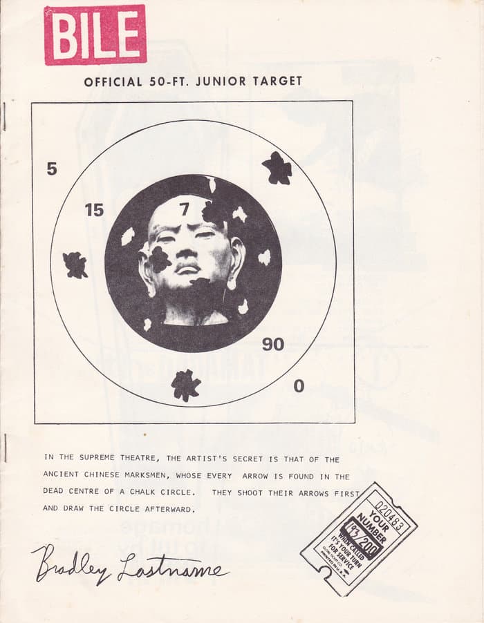 Bile No. Official 50-Ft. Junior Target