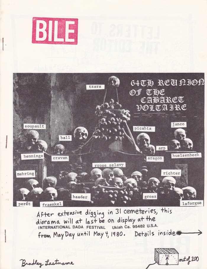 Bile No. 64th Return of the Cabaret Voltaire