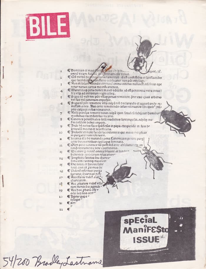Bile No. Special Manifesto Issue