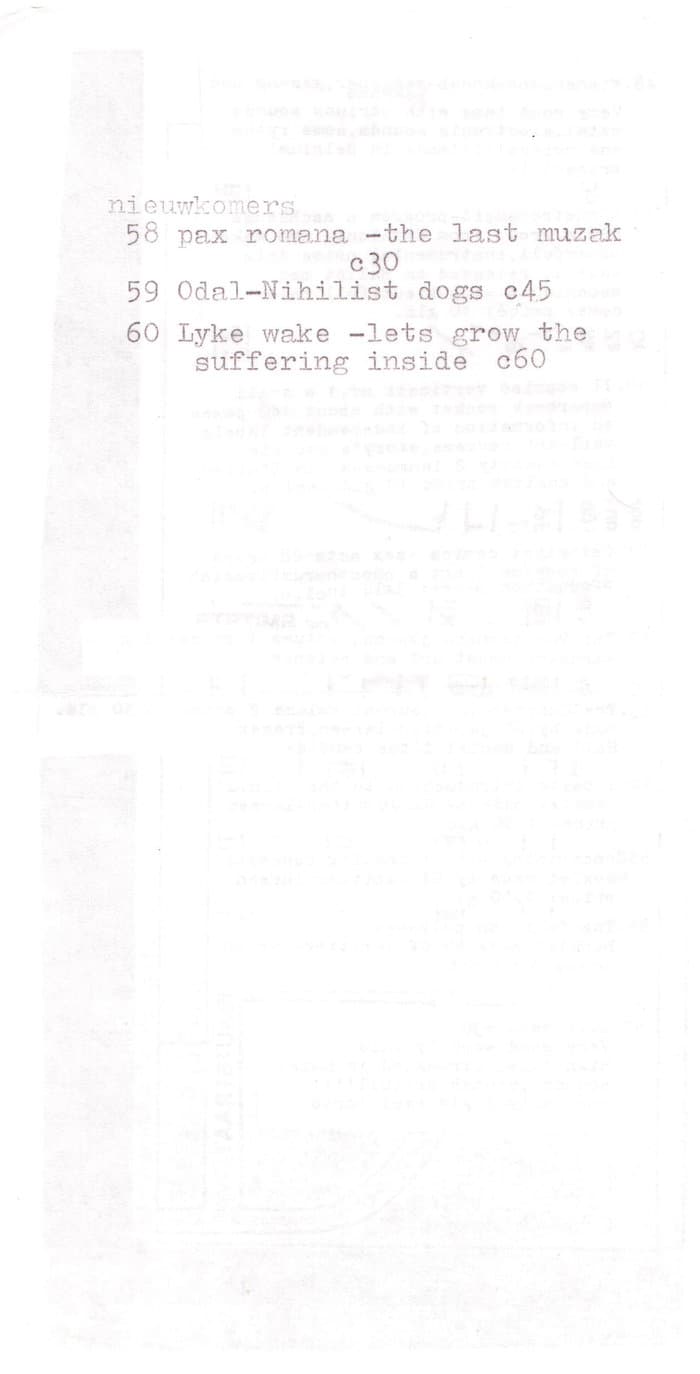 BloedvlagProdukt Catalogue