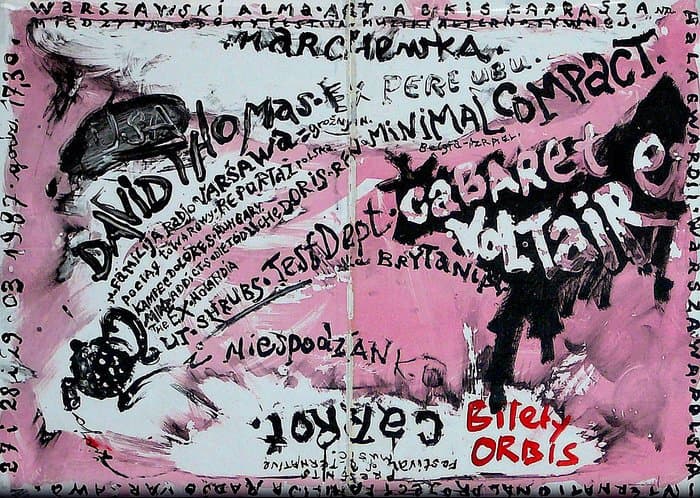 Poster for Festival in Poland 1987 (actually never ending playing there)