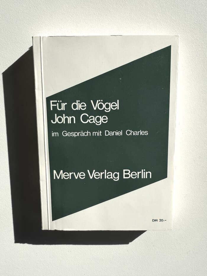 cage fuer die vögel (merve Verlag)