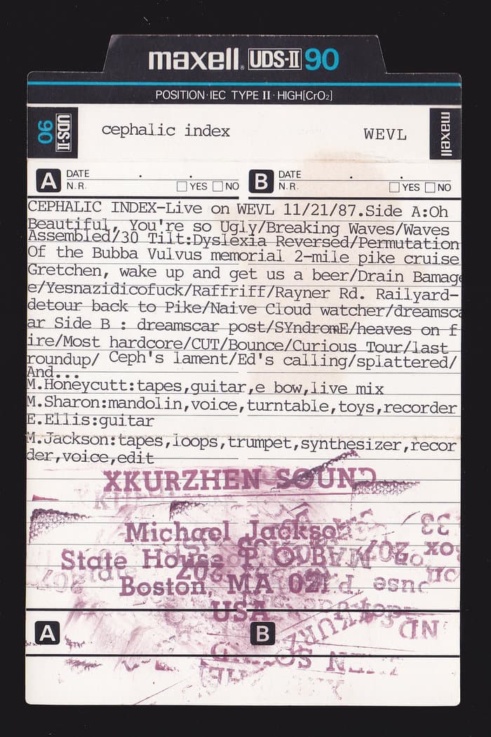 Live on WEVL 11/21/87
