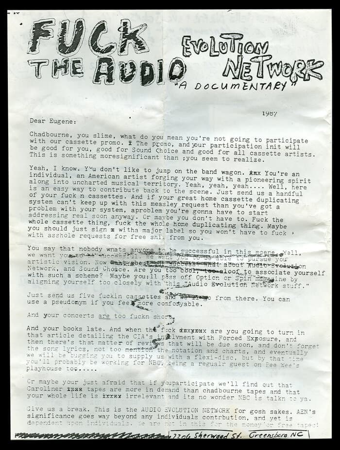 Fuck The Audio Evolution Network - A Documentary