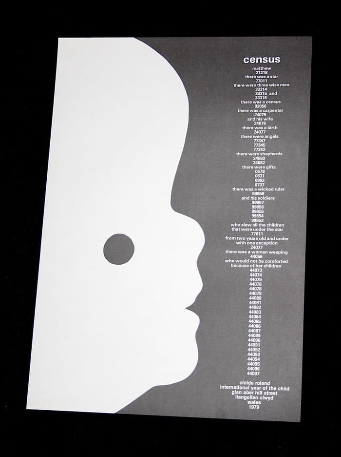 selected Posters (Census, Green Poem, L'immatricule, the Same, Words)