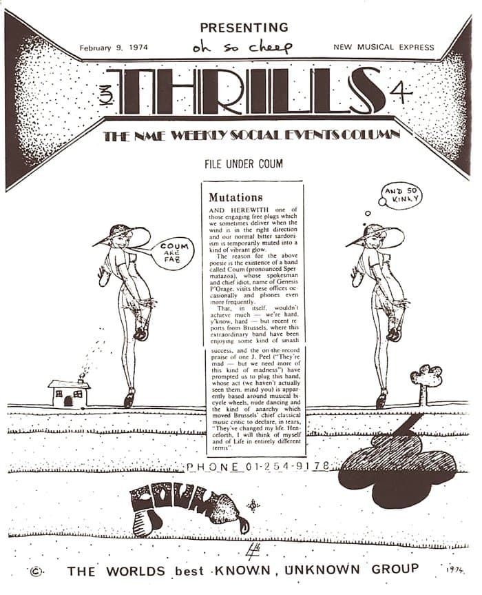 Add in New Musical Express 1974