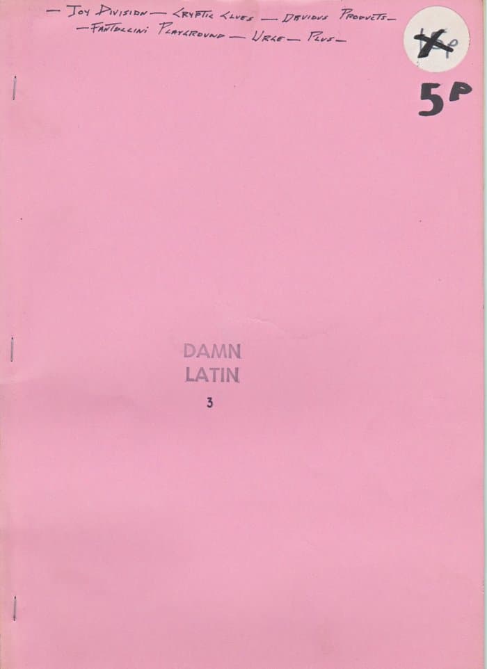 Damn Latin No. 03