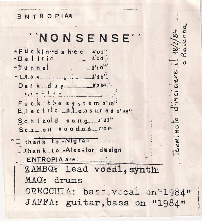 Nonsense (Demo Tape)