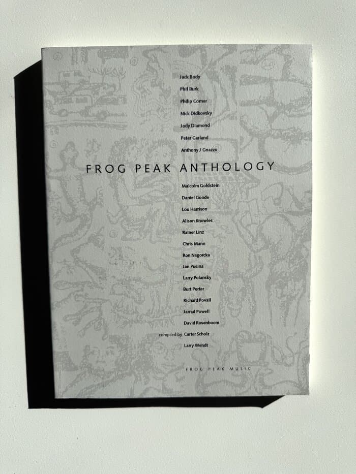 Frog Peak Anthology. SCHOLZ, Carter and Larry Wendt. eds.