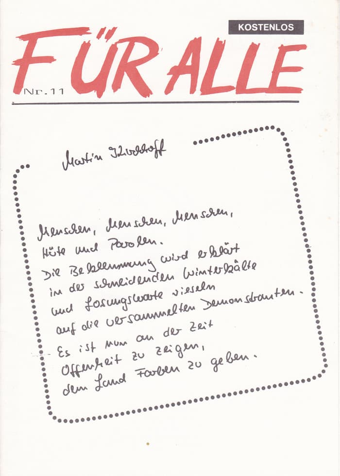 Für alle! No.11