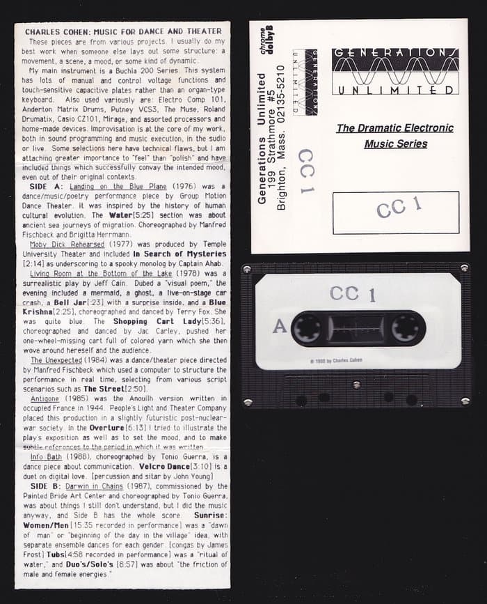 Music For Dance And Theater