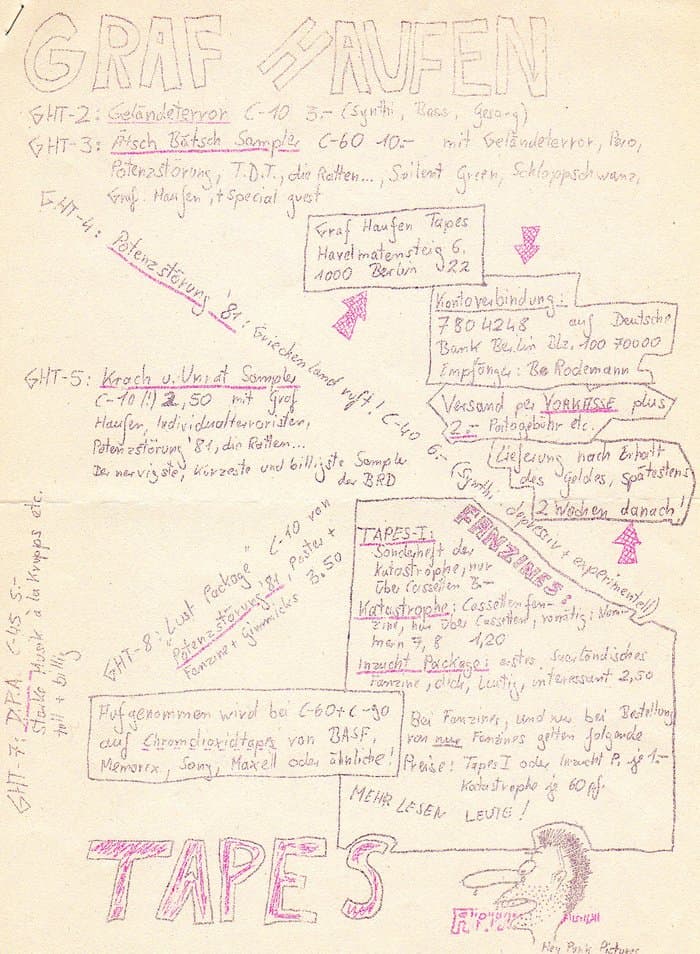 very early Graf Haufen Label-Overview