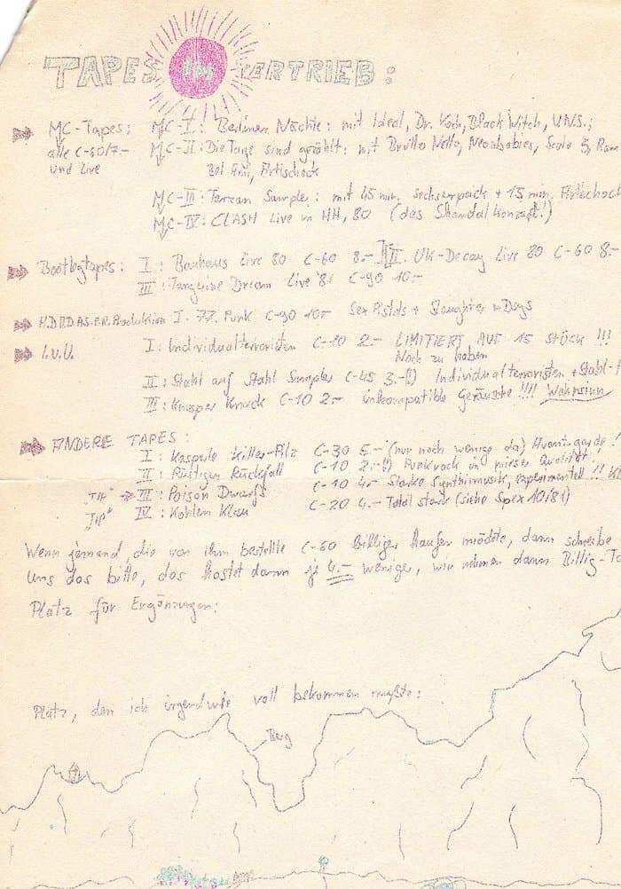 very early Graf Haufen Label-Overview