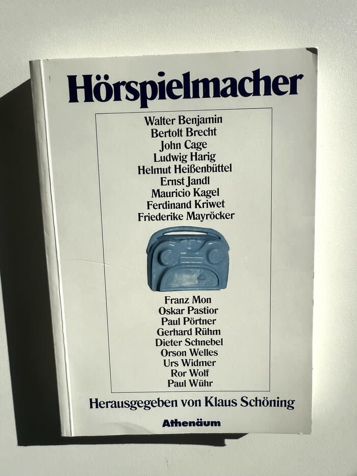 Hörspielmacher. Klaus Schöning
