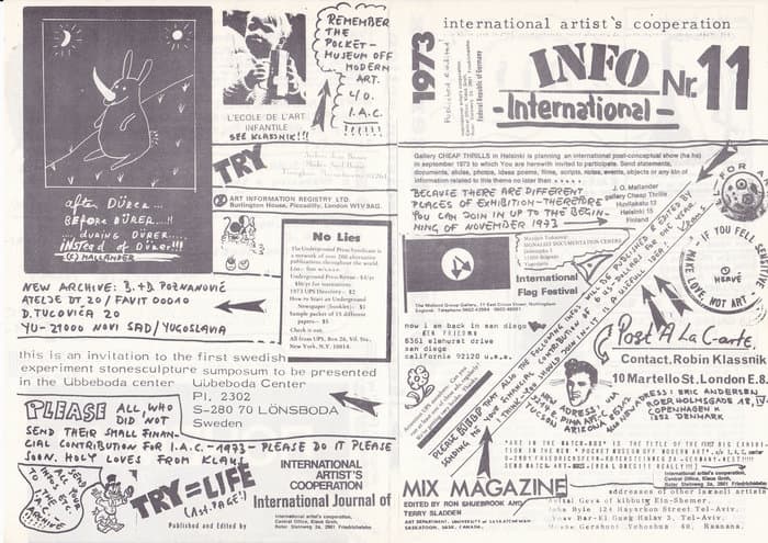 IAC (International Artists Cooperation) No.11
