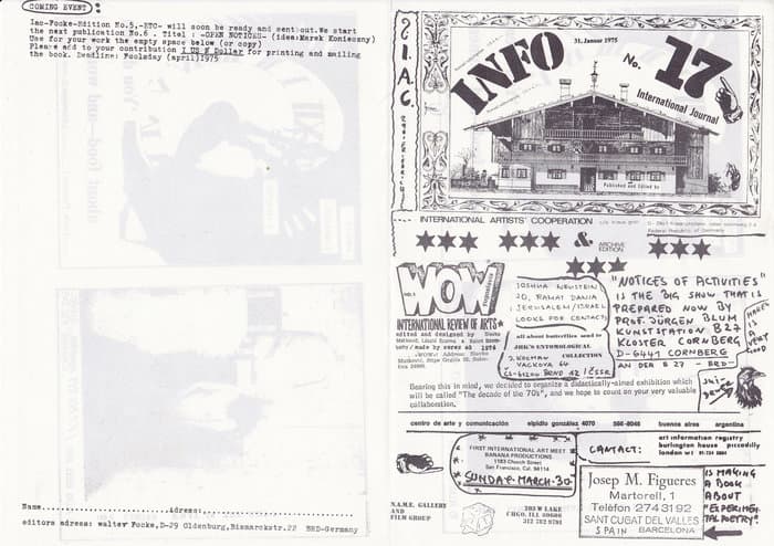 IAC (International Artists Cooperation) No.17