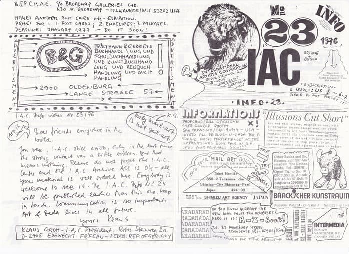 IAC (International Artists Cooperation) No.23