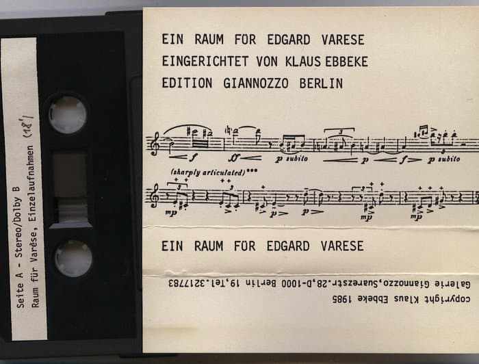 Ein Raum für Edgard Varese