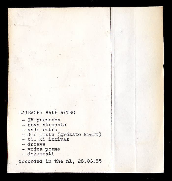 Vade Retro - Live 28-06.1985