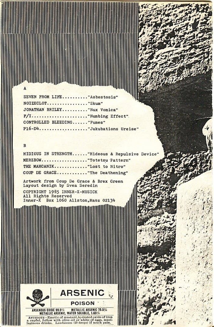 Musica Venenæ: Industrial Culture Music Volume 1   C60
