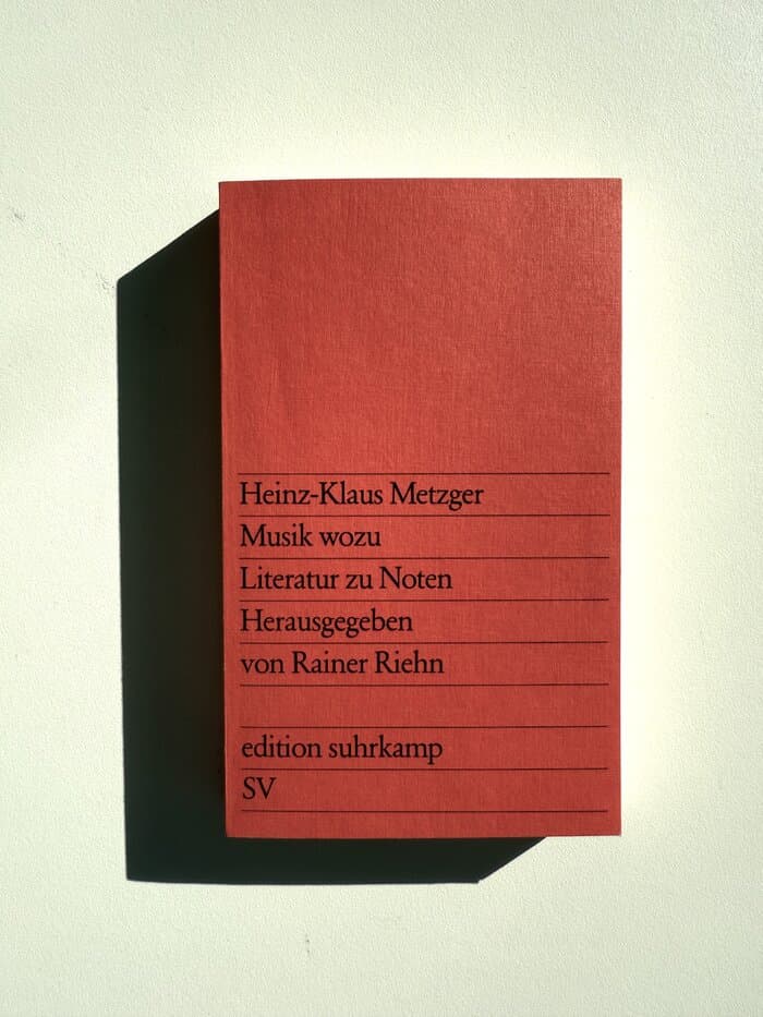 Musik wozu. Literatur zu Noten