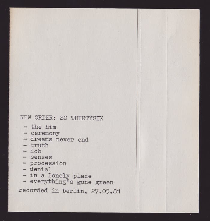 Live SO36, 27.5.1981