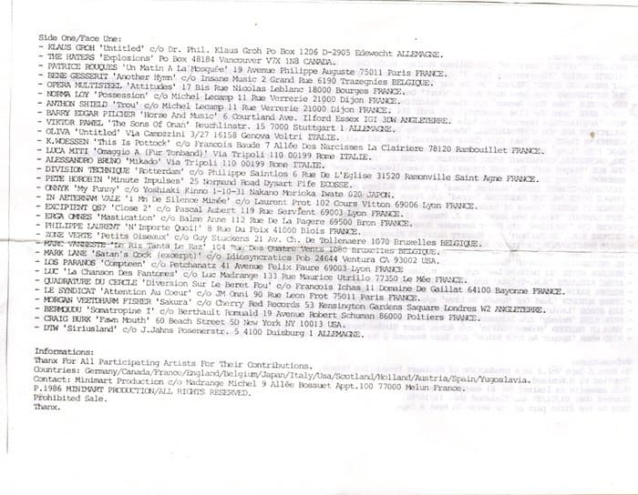 To Post A Tape Vol. 2 Ltd, C60