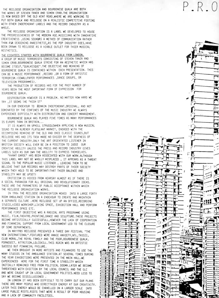 Info-Sheet and early Promo-Sheet